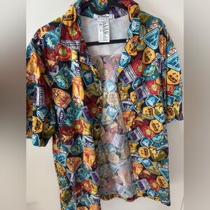 Colorful Disney Graphic Print Shirt